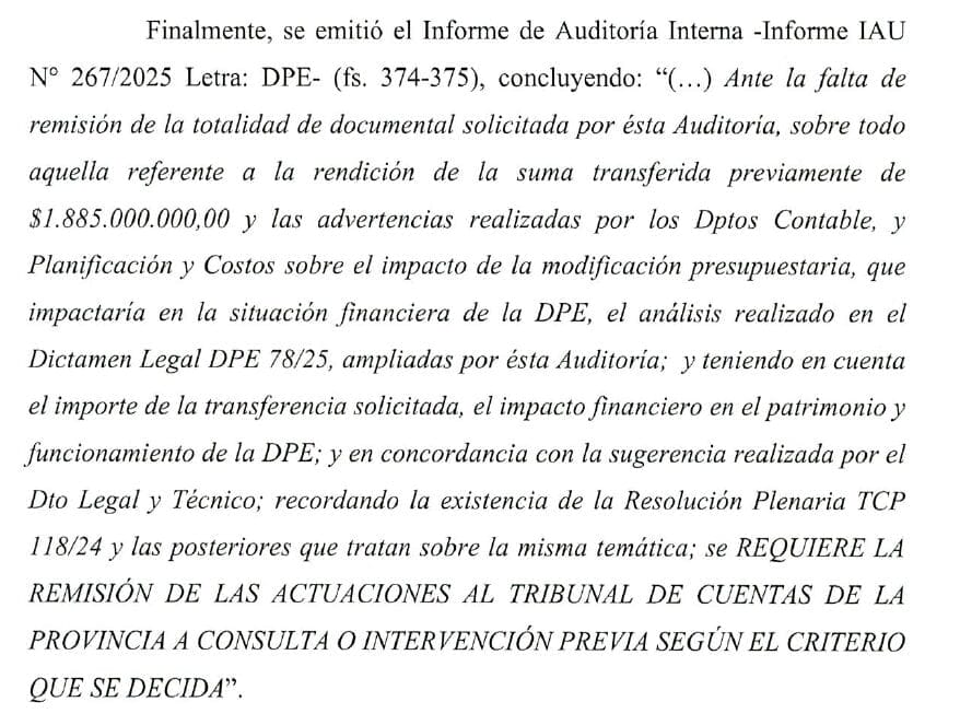 Discrepancias entre la DPE y el Ministerio de Energía demora transferencia de $ 2.600 millones 2 imagen 4 1